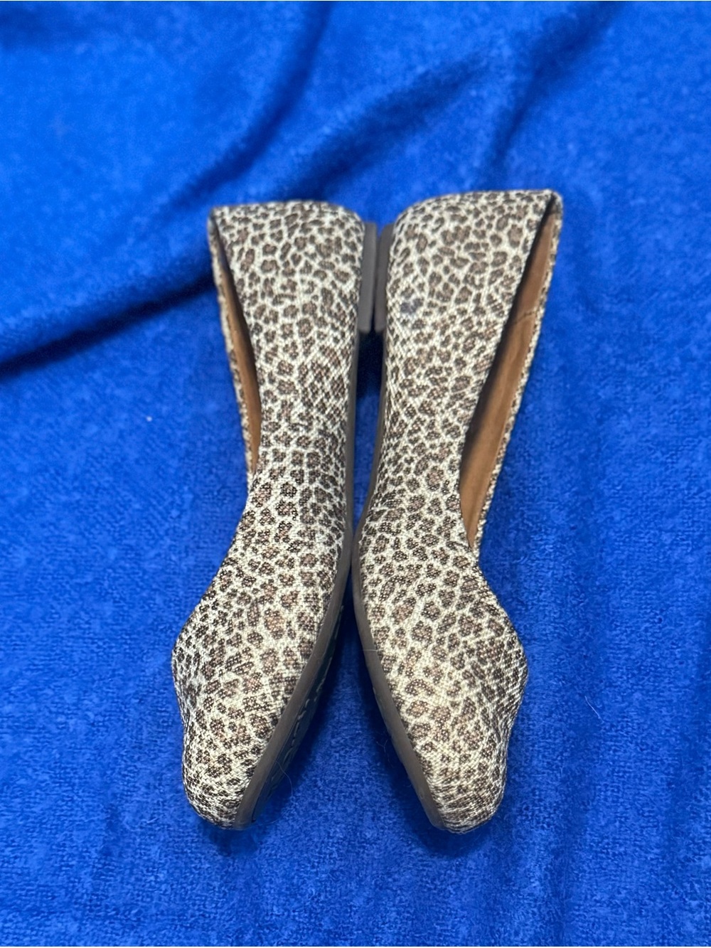 boc Leopard Print Ballet Flats in Brown and Cream - Picture 8 of 10